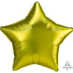 Lemon Yellow Star Balloon (45cm)