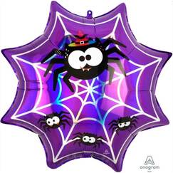 Spiders In Web Balloon (55cm)