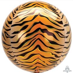 Tiger Print Orbz Balloon (40cm)