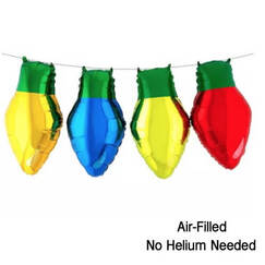 Air-Filled Christmas Lights Balloon Kit
