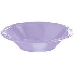 Lavender Re-usable Plastic Bowls (pk20)