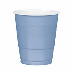 Pastel Blue Re-usable Plastic Cups - pk20