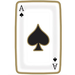 Playing Card Shape Plates - pk8