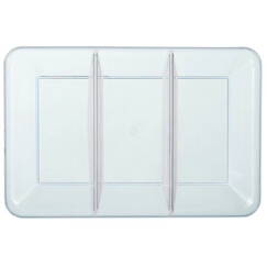 Clear Plastic Sectional Platter