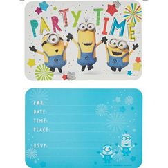 Despicable Me Minions Party Invitations Kit for 8