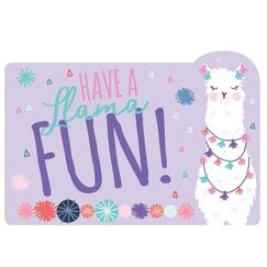 Llama Fun Invitations Kit for 8