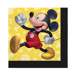 Small Mickey Mouse Napkins - pk16