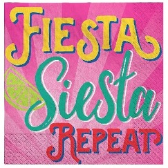 Fiesta Siesta Repeat Napkins - pk16