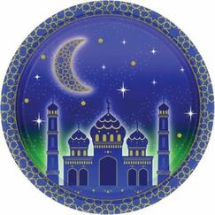 Moon And Stars Snack Plates - pk8