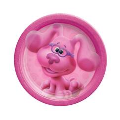 Pink from Blues Clues Snack Plates - pk8