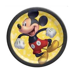 Mickey Mouse Snack Plates - pk8