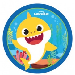 Baby Shark Snack Plates - pk8