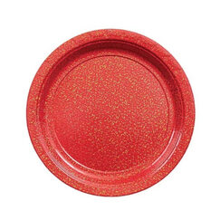 Prismatic Red Plates (17cm) - pk8