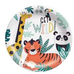 Get Wild Large Jungle Plates - pk8