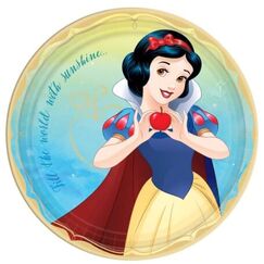 Snow White Plates - pk8