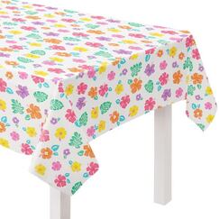 Hibiscus Flannel Backed Tablecloth