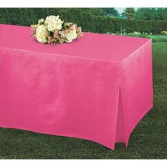 Re-usable Bright Pink Fitted Table Cover