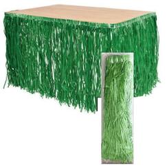 Grass Table Skirt (2.7m) Green