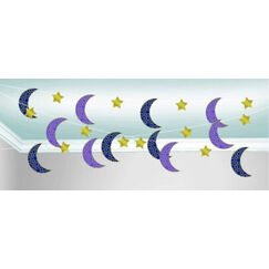 Hanging Moon And Stars Strings - pk6