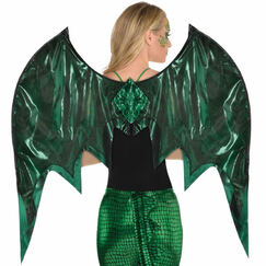 Green Dragon Wings - Adult Size