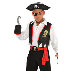 Pirate Costume Accessories Kit - Up to 10 yrs