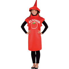 Ketchup Bottle Costume - Adult Standard Size