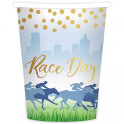 Race Day Paper Cups - pk8