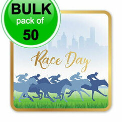 Race Day Drink Coasters - Bulk pk50
