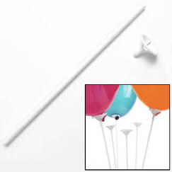 Balloon Stick With Cup (Set of 20)