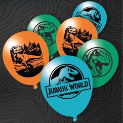 Jurassic World Balloons (pk6)