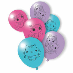 Gabbys Dollhouse Balloons (pk6)