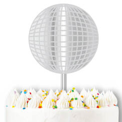 Disco Ball Cake Topper