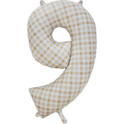 Gingham Number 9 Balloon