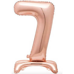 Rose Gold Number 7 Standing Balloon (76cm)