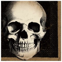 Boneyard Skull Large Napkins - pk16