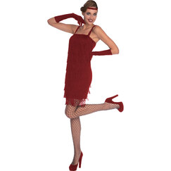 Red Flapper Dress Size 8-10