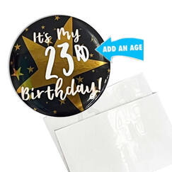 It's My ___ Birthday Badge - Add An Age