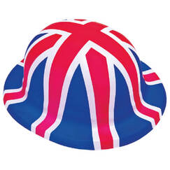 Patriotic British Flag Bowler Hat