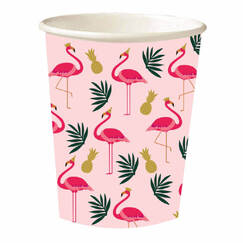 Flamingo Cups (pk8)