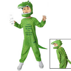 Crocodile Costume Child 4-6 Yrs