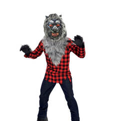 Wolf Costume (Boys 8-10 Yrs)