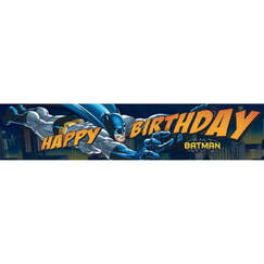 ! Batman Birthday Banner