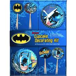 ! Batman Cupcake Decorating Kit for 24
