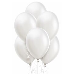 White Pearl Balloons (30cm) - pk15