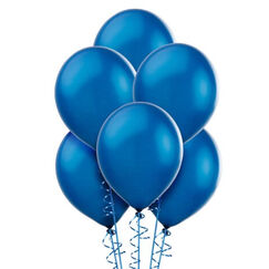 Royal Blue Pearl Balloons (30cm) - pk15