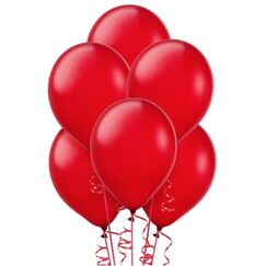 Red Pearl Balloons (30cm) - pk15