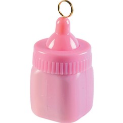 Pink Baby Bottle Balloon Weight (170g)
