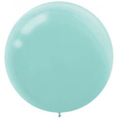 Robins Egg 60cm Round Balloons - pk4
