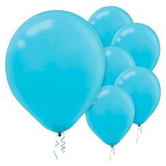Caribbean Blue Small 12cm Balloons - pk50