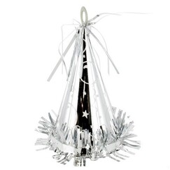 Silver Party Hat Balloon Weight